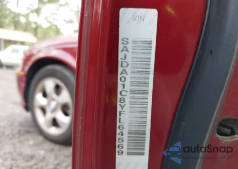 2000 Jaguar S-Type 3.0L V6 z USA, uszkodzony, nr VIN SAJDA01C8YFL64569